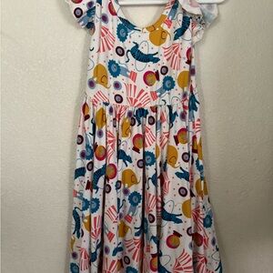 Colorful Kids Dress with Fun Patterns